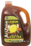 Arizona Zero no calorie iced tea with lemon flavor Center Front Picture