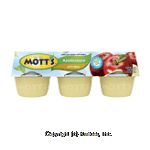 Mott's Apple Sauce Natural No Sugar Added 3.9 Oz Center Front Picture