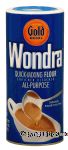 Gold Medal Wondra quick mixing flour for sauce & gravy, deliciously smooth every time Center Front Picture