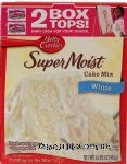 Betty Crocker Super Moist white cake mix Center Front Picture