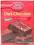 Betty Crocker  dark chocolate brownie mix, 13 x 9 pan size Center Front Picture