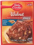 Betty Crocker  walnut brownie mix with Hershey's, makes 8x8 pan Center Front Picture