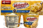 Velveeta Shells & Cheese 2% milk cheese, 1/2 the fat, microwaveable shell pasta & cheese sauce Center Front Picture