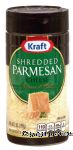 Kraft  shredded parmesan cheese Center Front Picture