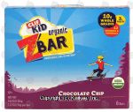 Clif Kid Z Bar organic chocolate chip baked whole grain energy snack, 6 bars Center Front Picture