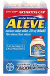 Aleve  naproxen sodium gelcaps, 220-mg pain reliever/fever reducer, gelcaps Center Front Picture