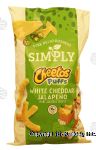Cheetos Simply puffed white cheddar jalapeno cheese snacks Center Front Picture