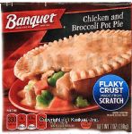 Banquet  chicken and broccoli pot pie Center Front Picture