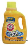 Arm & Hammer  liquid detergent with oxi clean stain fighters, for all machines including h.e., fresh scent Center Front Picture