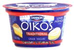 Dannon Oikos traditional greek yogurt, lemon meringue Center Front Picture