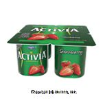 Activia  lowfat yogurt, strawberry, helps naturally regulate your digestive system Center Front Picture