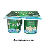 Dannon Activia Light Fat Free Yogurt Vanilla 4 Oz Center Front Picture