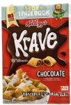 Kellogg Krave cereal with choclate flavored center, box Center Front Picture