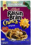 Kellogg Raisin Bran toasted flakes & crunch oat clusters, box Center Front Picture