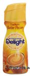 International Delight  southern butter pecan flavored gourmet coffee creamer Center Front Picture