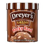 Dreyer's/Edy's Grand Ice Cream Rocky Road Center Front Picture