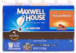 Keurig Maxwell House house blend, meduim roast coffee, 100% arabica, 12- k cups Center Front Picture