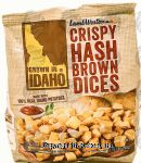 Lamb Weston  crispy hash brown diced potatoes grown in Idaho Center Front Picture