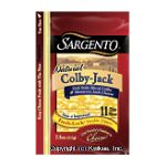 Sargento(R) Cheese Deli Style Colby Jack Thin Slices 11 Ct Center Front Picture