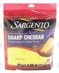 Sargento(R) Off the Block sharp cheddar fine cut cheese Center Front Picture