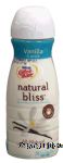 Nestle natural bliss coffee-mate; vanilla flavored all-natural coffee creamer, with real milk & cream Center Front Picture