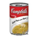 Campbell's Classics split pea with ham & bacon condensed soup natural smoke flavoring added Center Front Picture