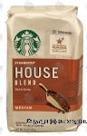 Starbucks House Blend rich & lively, medium roast ground coffee, 100% arabica coffee Center Front Picture