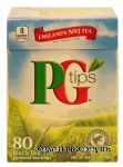 P G Tips  black tea, 80-pyramid tea bags Center Front Picture