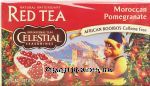 Celestial Seasonings Moroccan Pomegranate red tea, african rooibos, caffeine free, 20-bags Center Front Picture