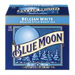 Blue Moon Belgian White Ale 12 Oz Center Front Picture
