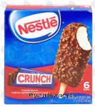 Nestle  vanilla bars with nestle crunch coating, 6 bars Center Front Picture