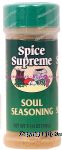 Spice Supreme  soul food seasoning Center Front Picture