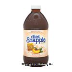 Snapple  diet peach flavor tea made from green & black tea leaves Center Front Picture