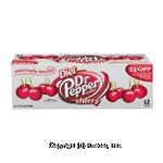 Dr Pepper  diet cherry soda pop, 12-fl. oz. cans Center Front Picture