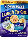 Starkist Lunch To Go chunk light tuna in water, crackers, mayonnaise, relish Center Front Picture