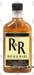 Rich & Rare  canadian whisky, 40% alc. by vol. Center Front Picture