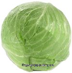 Value Center Market  green cabbage head, price per pound Center Front Picture