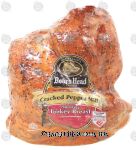 Boar's Head Cracked Pepper Mill smoked turkey breast Center Front Picture