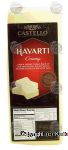 Castello  havarti; a mild creamy cheese with a buttery taste and delicate tang Center Front Picture