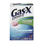 Gas-x Antigas extra strength chewables, simethicone 125 mg, cherry creme Center Front Picture