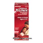 Tylenol Children's ages 2-11, acetaminophen oral suspension pain reliever-fever reducer Center Front Picture