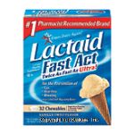 Lactaid Fast Act lactase enzyme supplement chewables Center Front Picture