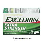 Excedrin Extra Strength acetaminophen, aspirin and caffeine, caplets Center Front Picture