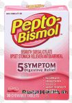 Pepto-bismol  protective coating action relief of stomach indigestion chewable caplets Center Front Picture