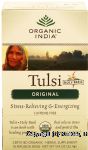 Organic India Tulsi original holy basil stress-relieving & energizing herbal supplement, 18-infusion bags Center Front Picture