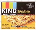 Kind Healthy Grains chewy with a crunch, oats & honey with toasted coconut, gluten free Center Front Picture