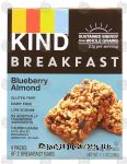 Kind Breakfast blueberry almond bars, 4-packs Center Front Picture