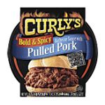 Curly's  pulled pork with bold & spicy barbecue sauce Center Front Picture