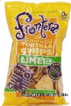 Frontera  tortilla chips, gourmet mexican lime with sea salt flavor Center Front Picture