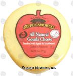 Red Apple Cheese Apple Smoked all natural gouda cheese Center Front Picture